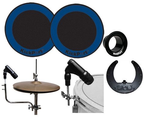 Mic Holders Drum Microphone Mounting System Package, Optional Drum Port Inser Pack