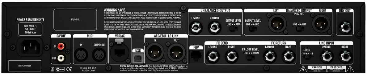 Line 6 Pod HD Pro X Guitar Multi-Effects Rackmount Processor