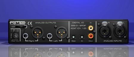 RME ADI2 24/192 2-Channel AD/DA Converter, Rear
