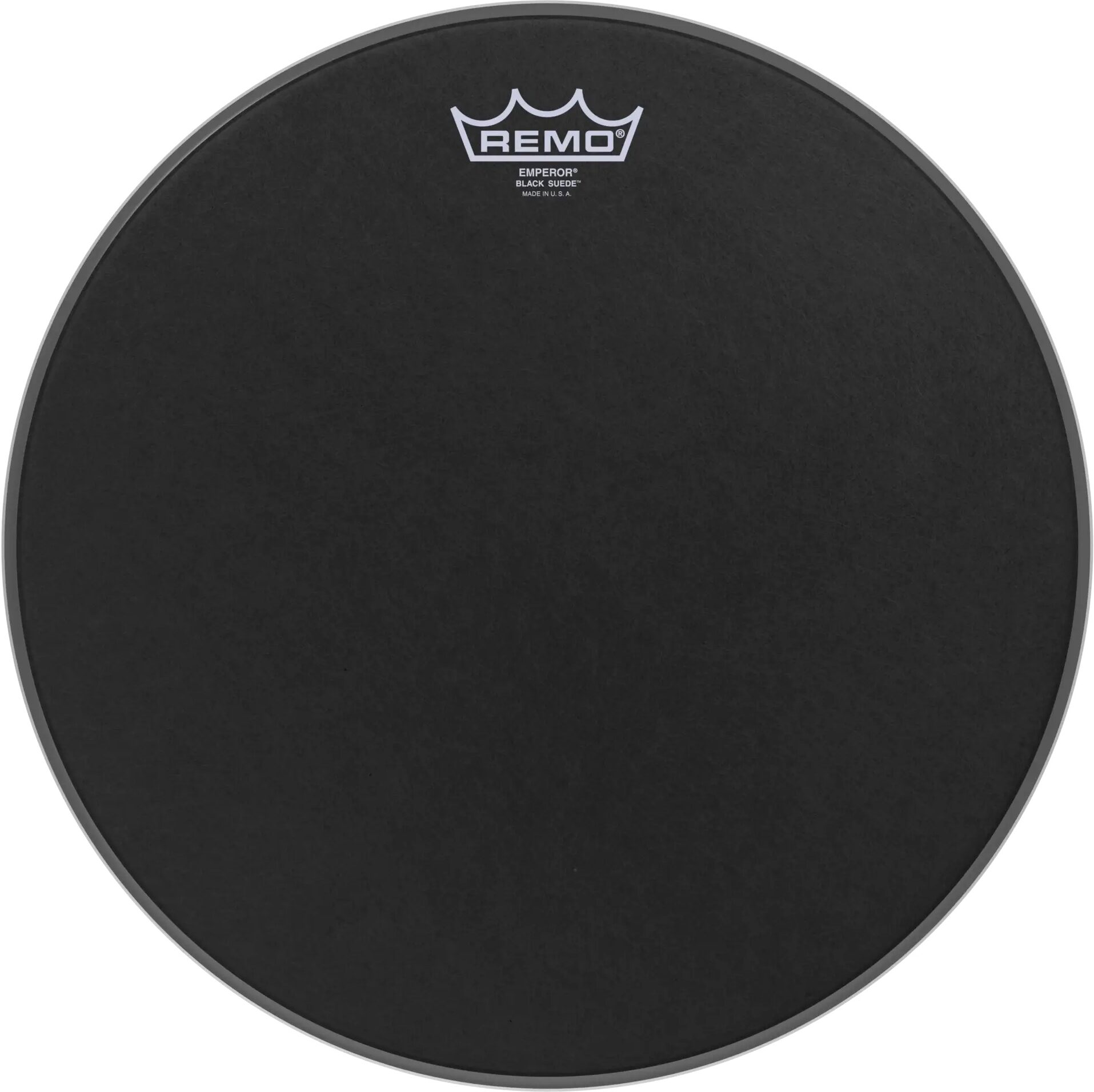 Remo Black Suede Emperor Drumhead, 8 inch, BE-0808-ES, Main