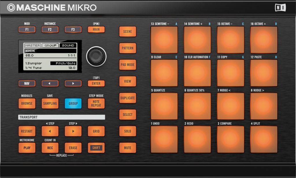 Native Instruments Maschine Mikro Groove Production Studio