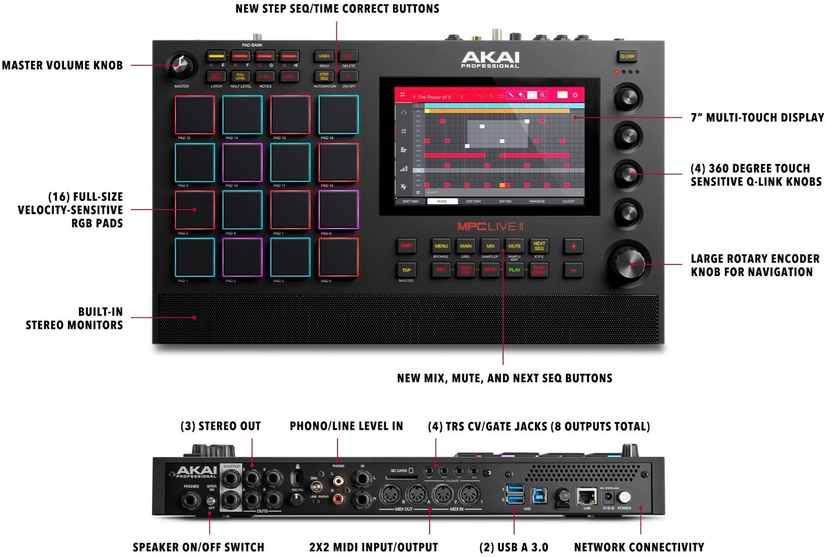 Akai MPC Live II Music Production Workstation | zZounds