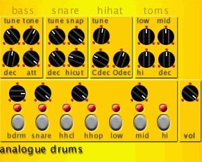 Cycling '74 Pluggo 3.1 VST MAS RTAS (Macintosh), Synth - Analogue Drums