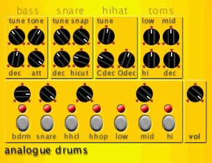 Cycling '74 Pluggo 3.1 VST MAS RTAS (Macintosh), Synth - Analogue Drums