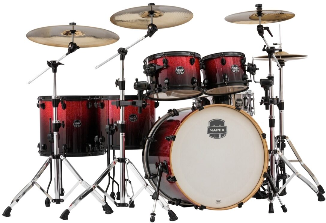Mapex Armory Studioease Fast Drum Shell Kit, 6-Piece, Magna Red