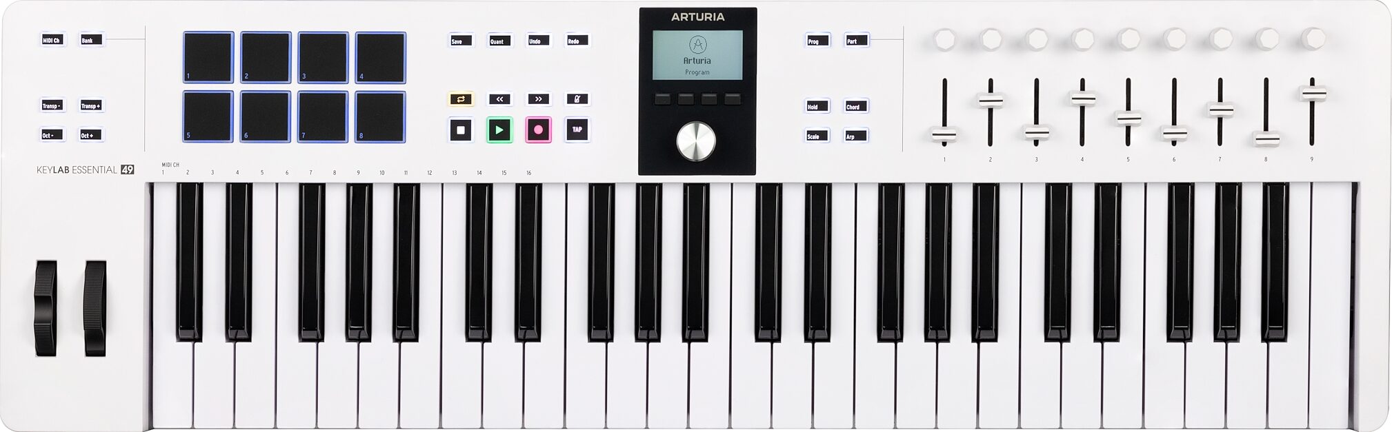 Arturia KeyLab Essential 49 MK3 MIDI Keyboard Controller, 49-Key