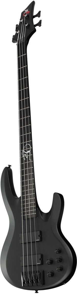 ESP LTD B2005 30th Anniversary Electric Bass Guitar, Black Satin