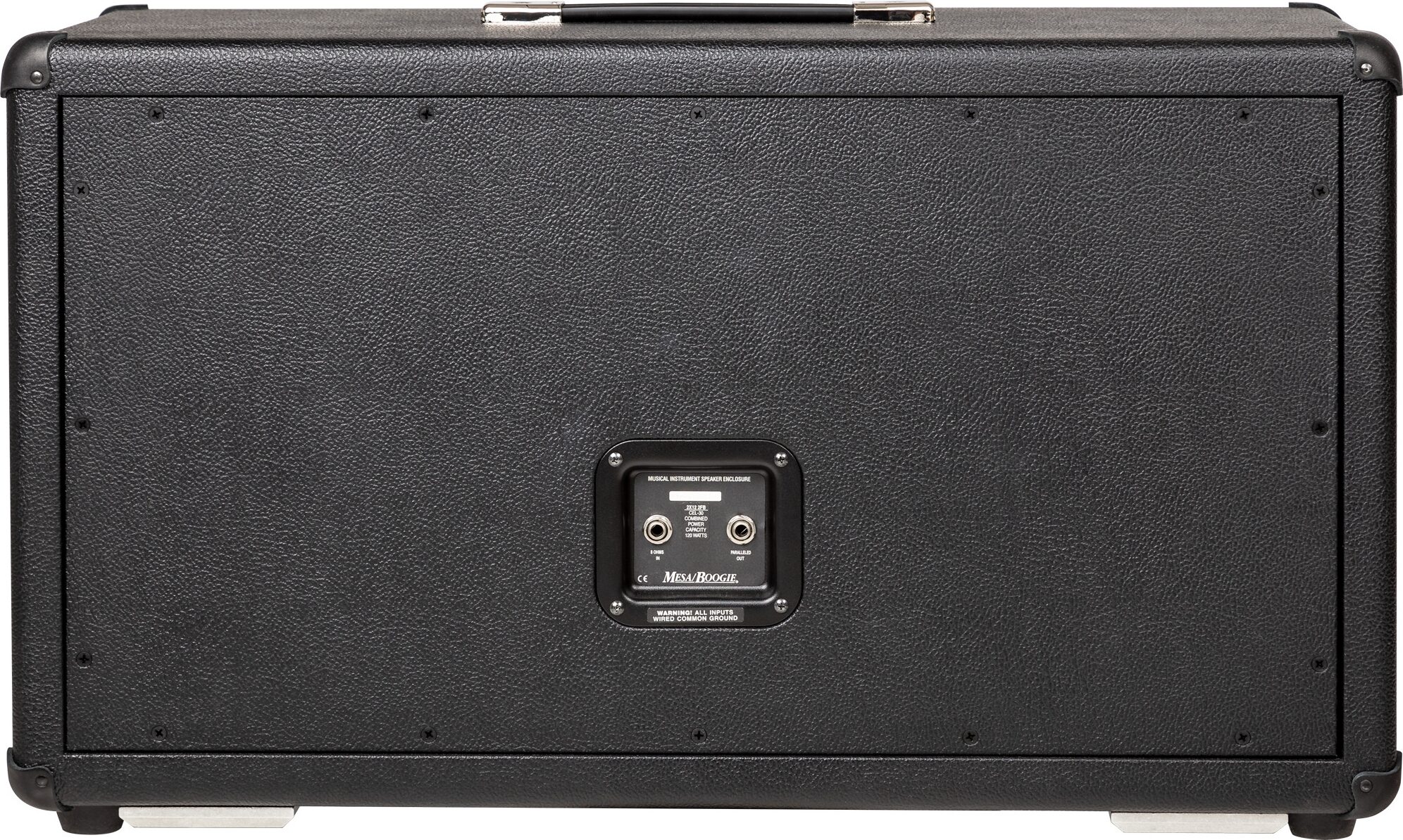 Mesa/Boogie 2x12 Horizontal Rectifier Guitar Speaker Cabinet (120 Watts), Black Bronco, New, view
