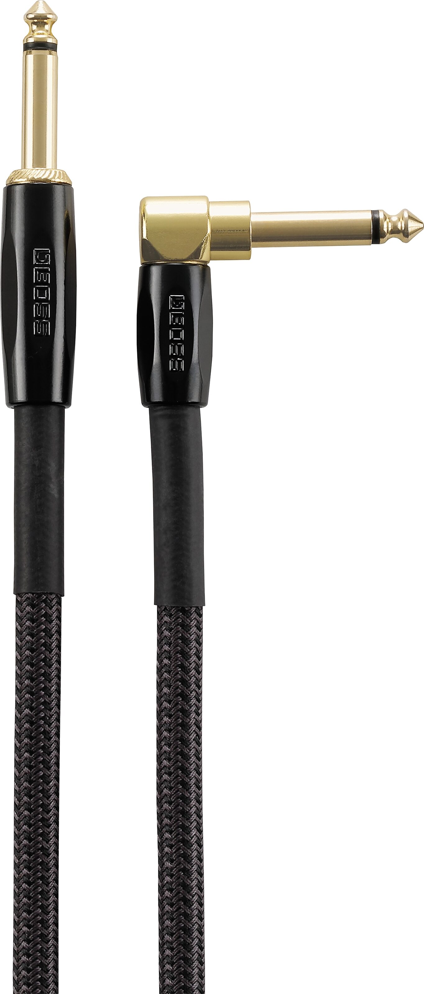 Boss Premium Straight to Angle Guitar Cable, Action Position Back