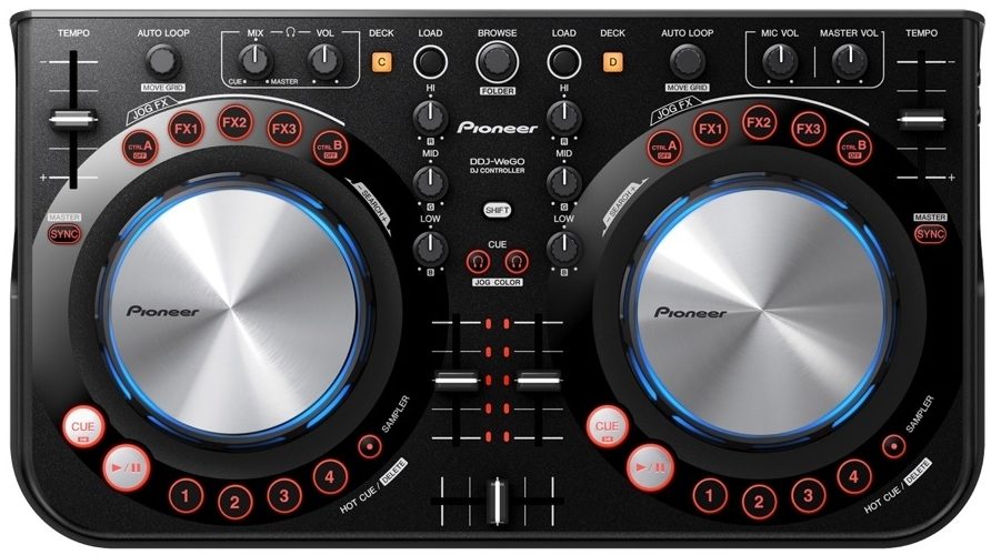 Pioneer DDJ-WeGO Compact DJ Controller | zZounds