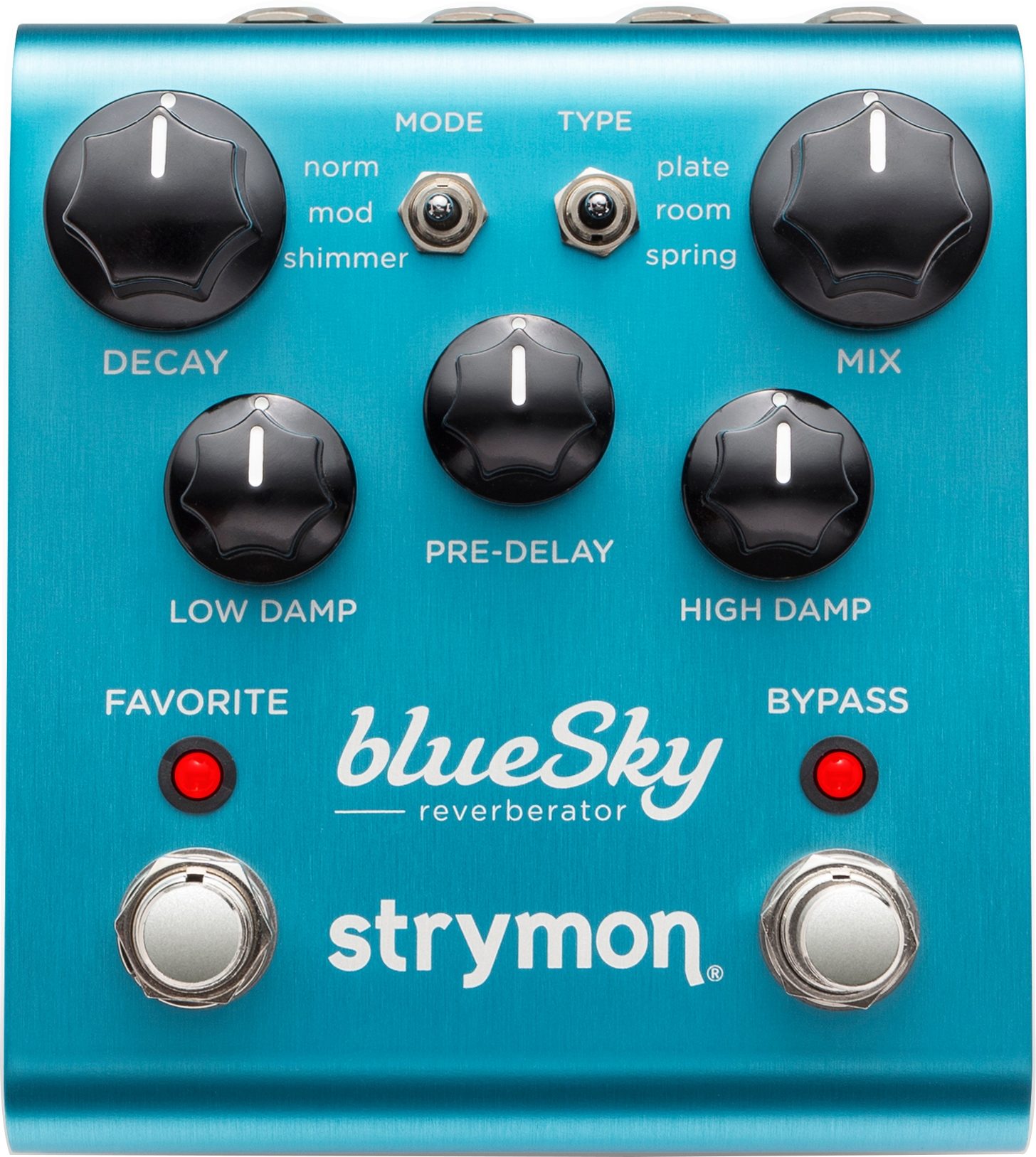 Strymon blueSky Reverberator Pedal, Action Position Back