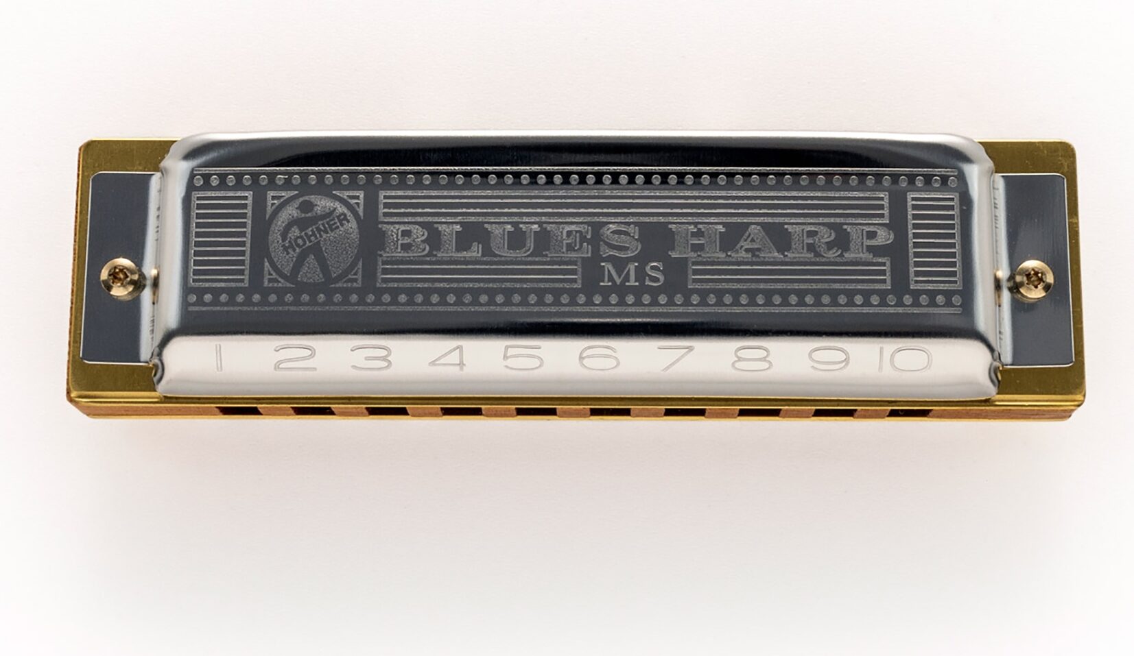 Hohner Blues Harp Harmonica, Pro Pack: Keys of C, G, A Major, Action Position Back
