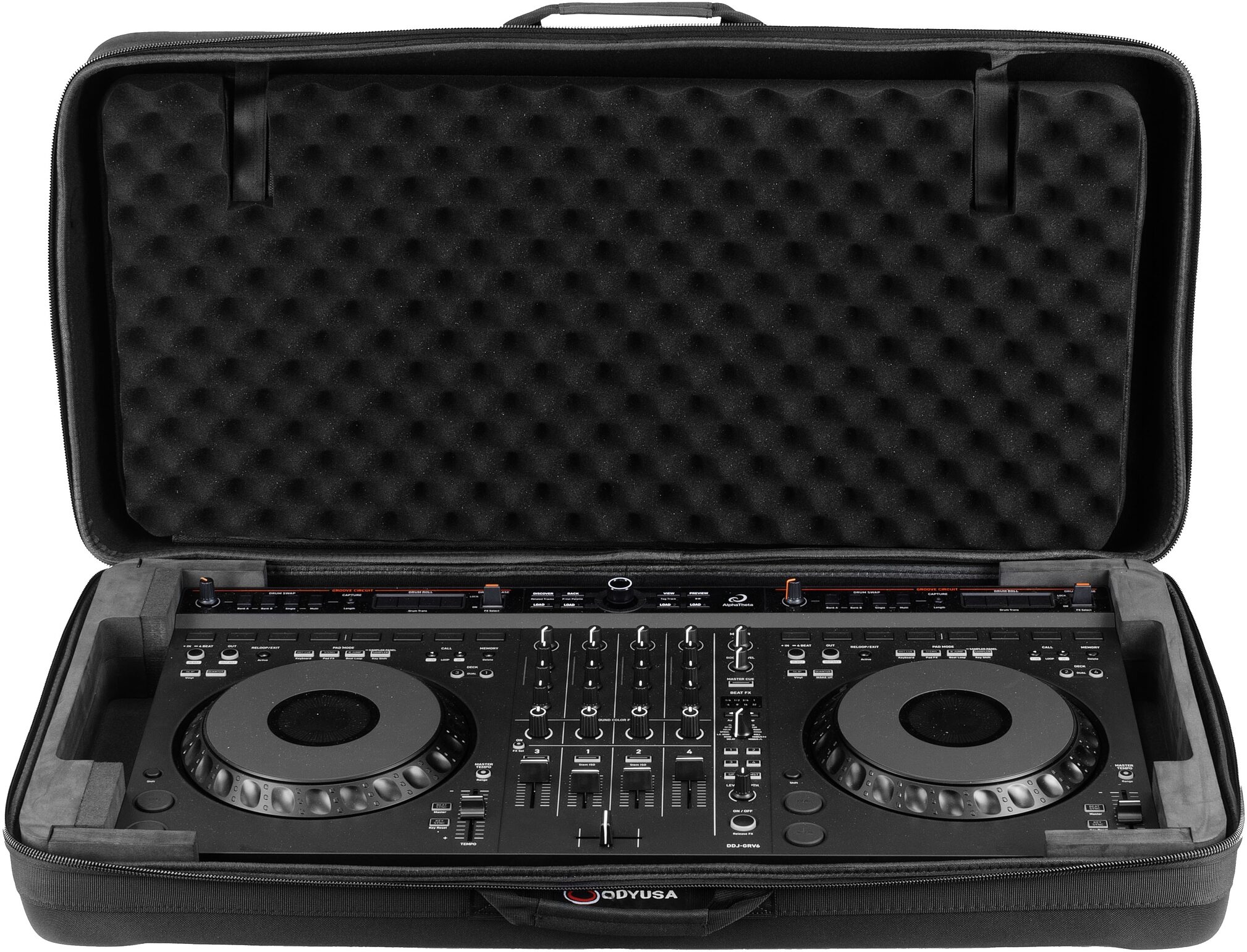 Odyssey BMDDJGRV6DLX EVA Bag with Lid Compartment for DDJ-GRV6, New, Action Position Back