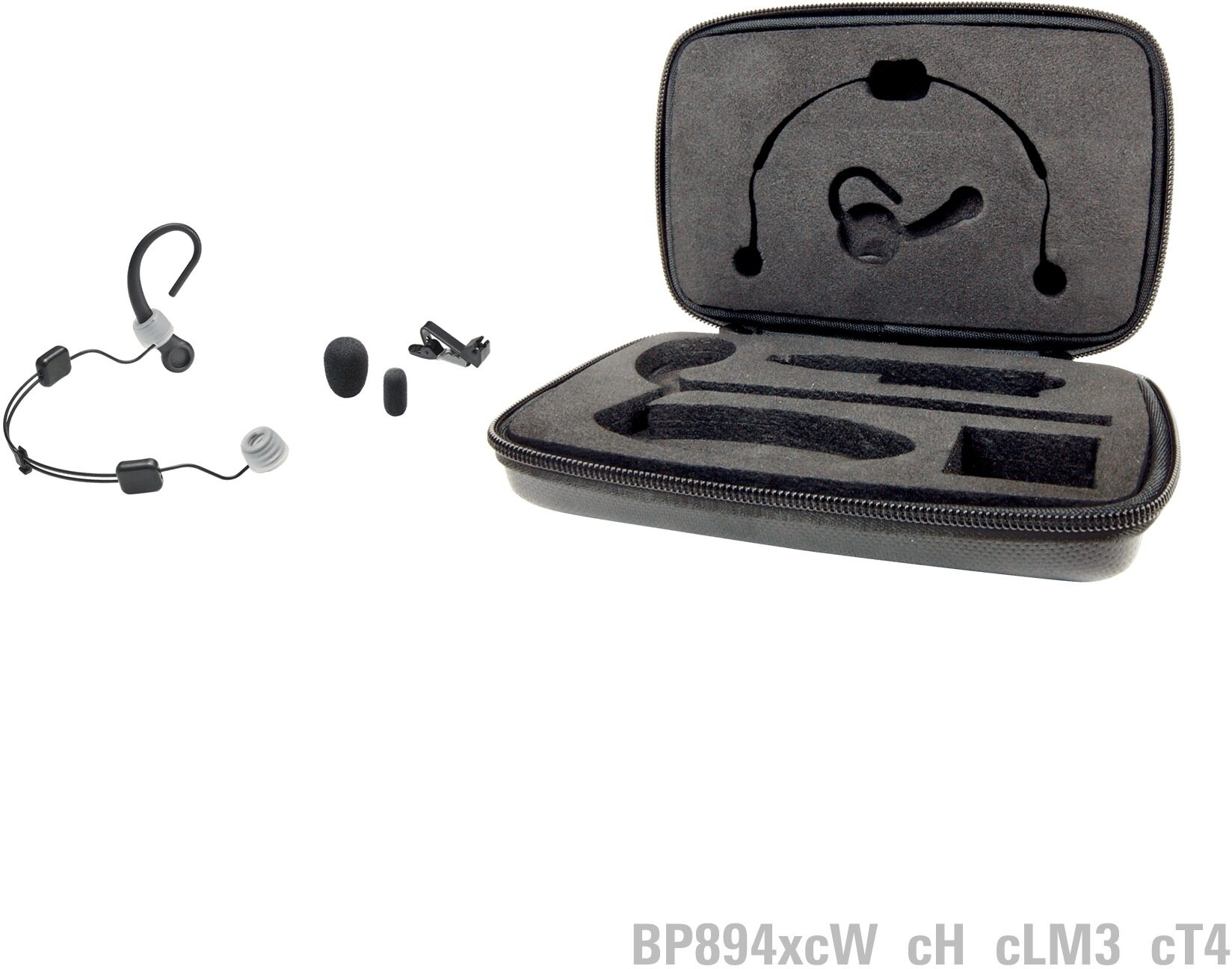 Audio-Technica BP894x-cW Cardioid Condenser Headworn Microphone, Action Position Back