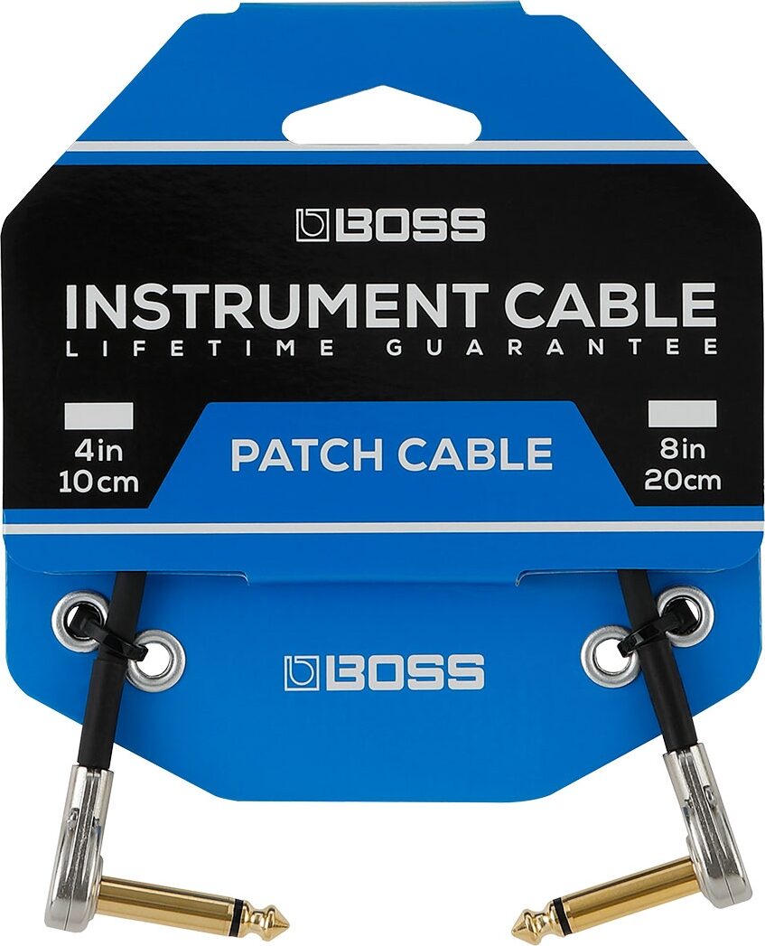 Boss BPC Space Saving Pancake Cable, 8 inch, Action Position Front
