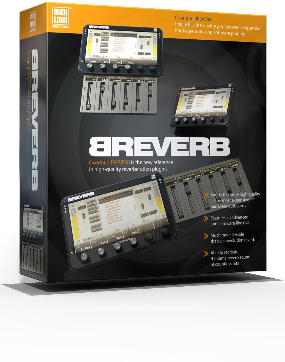 Overloud Breverb Reverb Plug-In (Mac and Windows), Box View