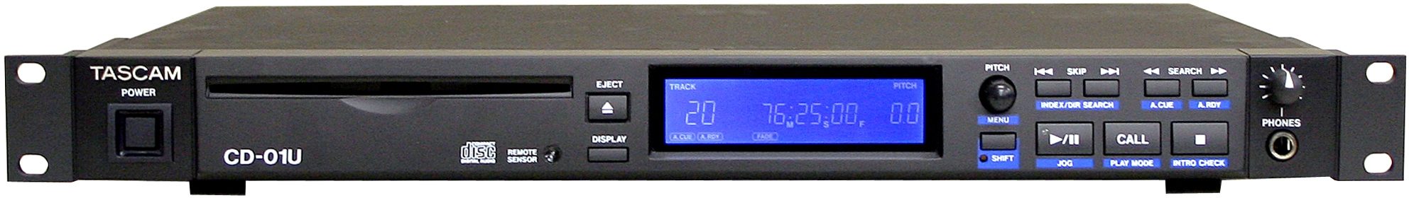 TASCAM CD01U CD Player with Unbalanced Output, Main