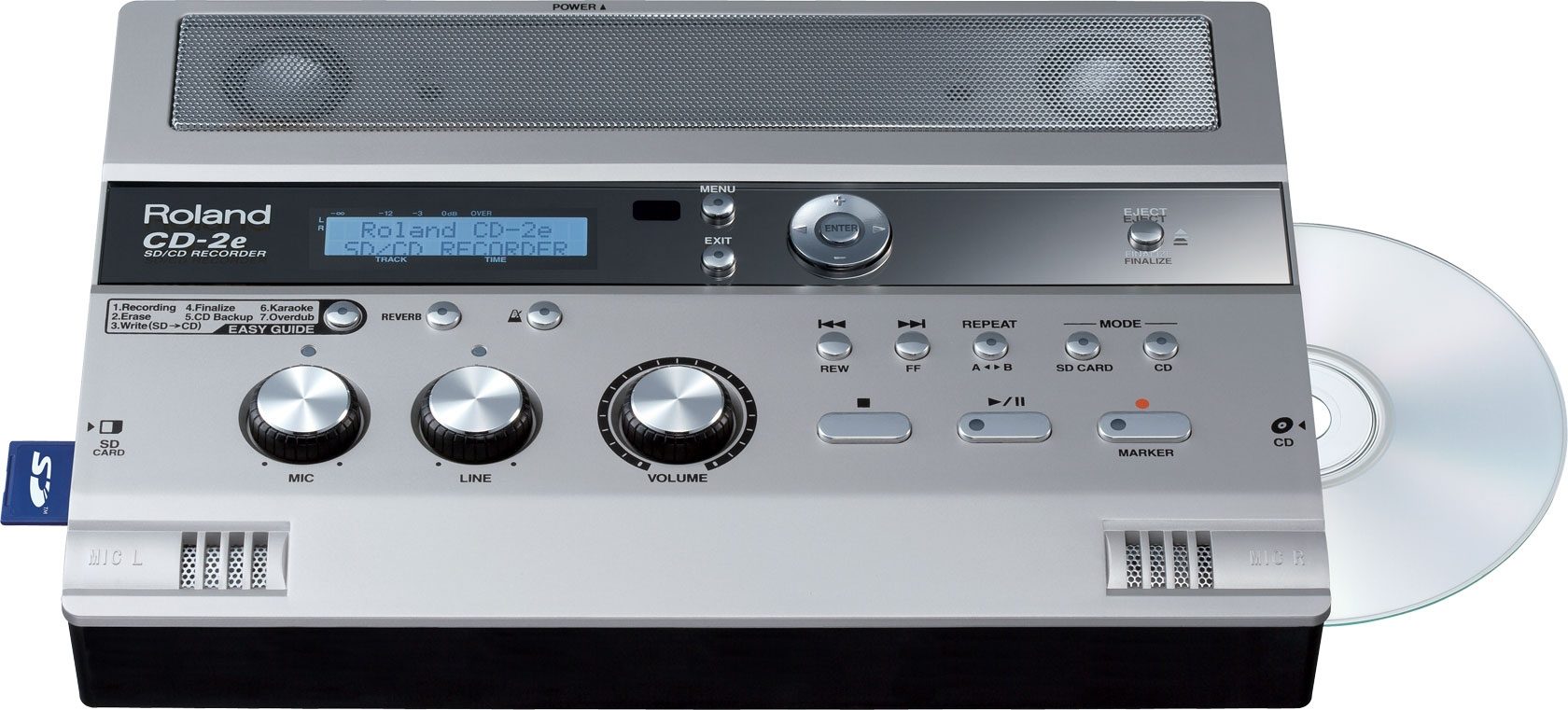Roland CD-2e SD and CD Recorder, Alternate View 2