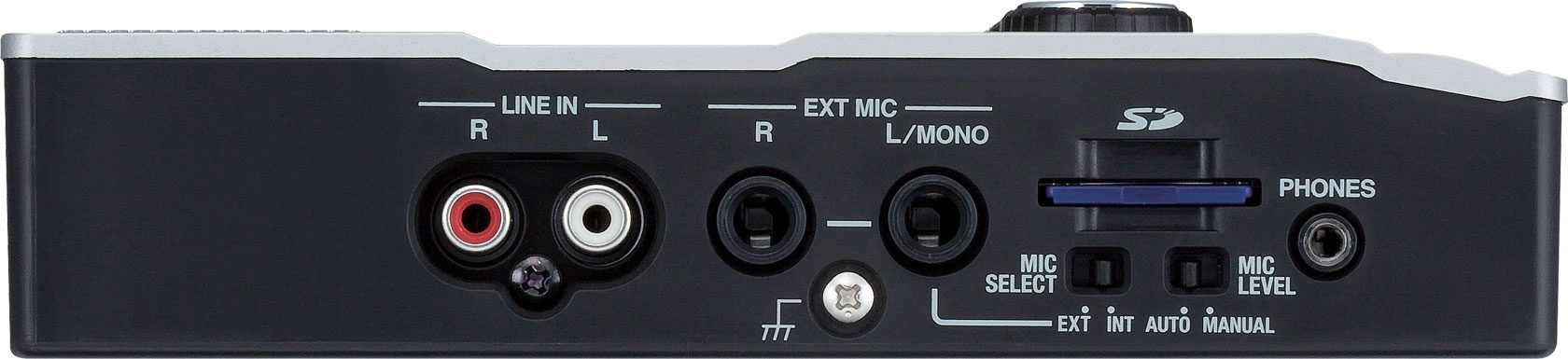 Roland CD-2e SD and CD Recorder, Side
