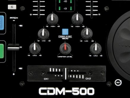 Gemini CDM500 Dual CD Player/DJ Mixer, Mixer 2