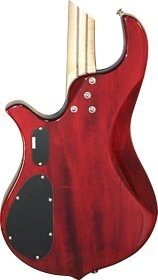 Traben Tribal Sun Electric Bass Guitar, Rear