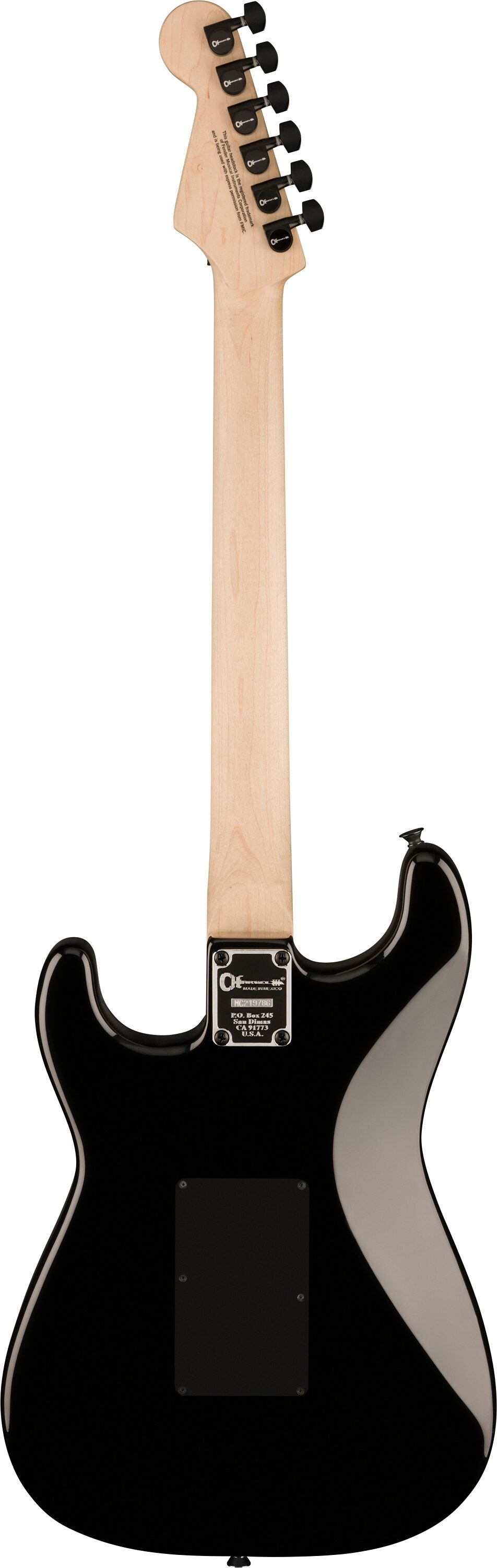 Charvel Pro-Mod SC1 Electric Guitar, with Ebony Neck, Action Position Back