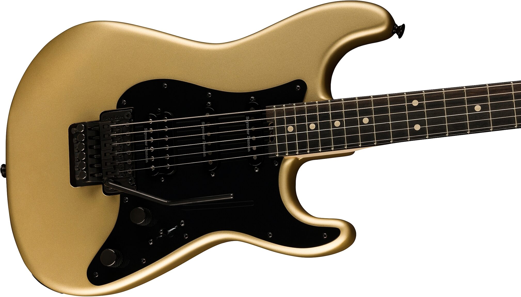 Charvel Pro-Mod So-Cal Style 1 HSS FR Electric Guitar, Pharaoh's Gold, Open Box (Very Good), Action Position Back