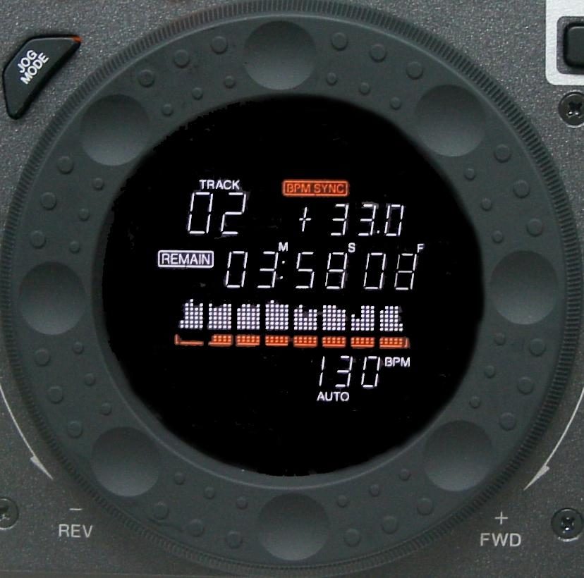 Pioneer CMX3000 Dual Rackmount CD Player, Jog Dial