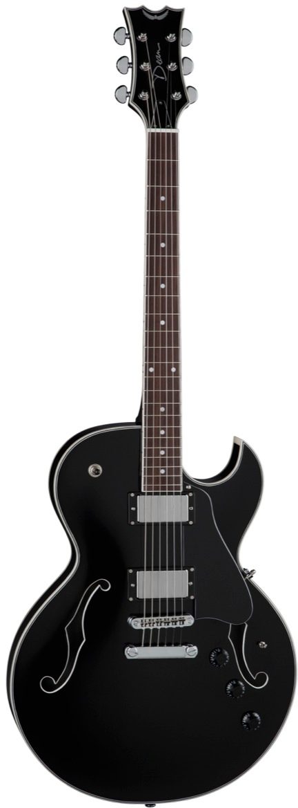 Dean Colt Semi-Hollowbody Electric Guitar, Classic Black