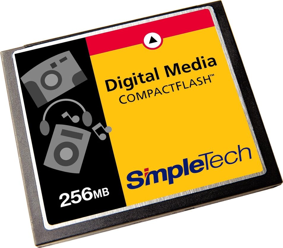 SimpleTech CompactFlash Memory Card, 256 MB