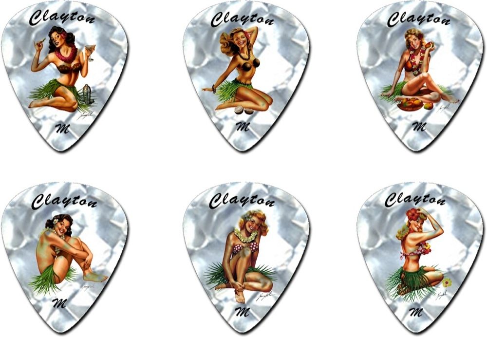 Clayton Hula Hottie Guitar Picks (12-Pack), Main