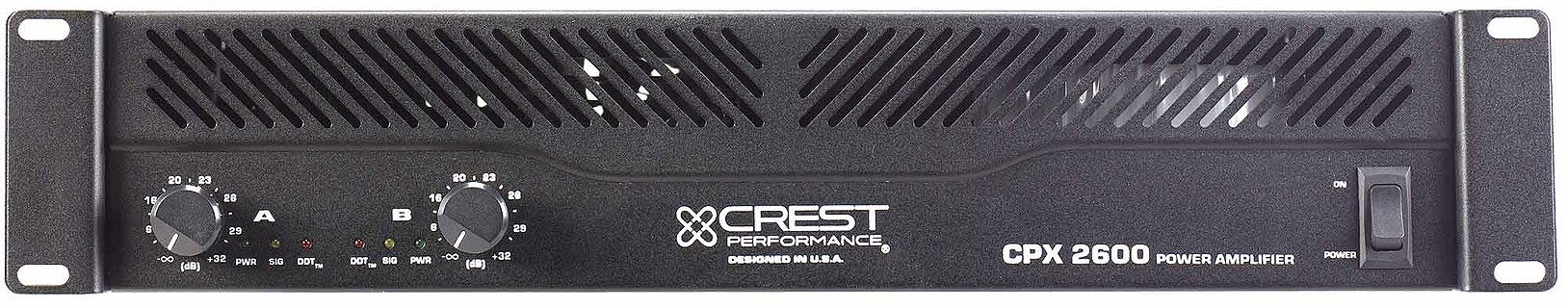 Crest Audio CPX2600 Stereo Power Amplifier (750 Watts), Main