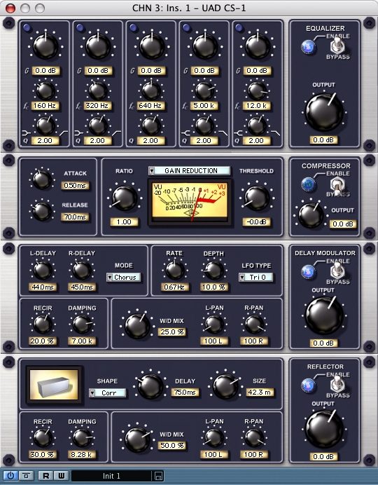 Universal Audio UAD1 Flexi Pak DSP Card (Macintosh and Windows), CS-1