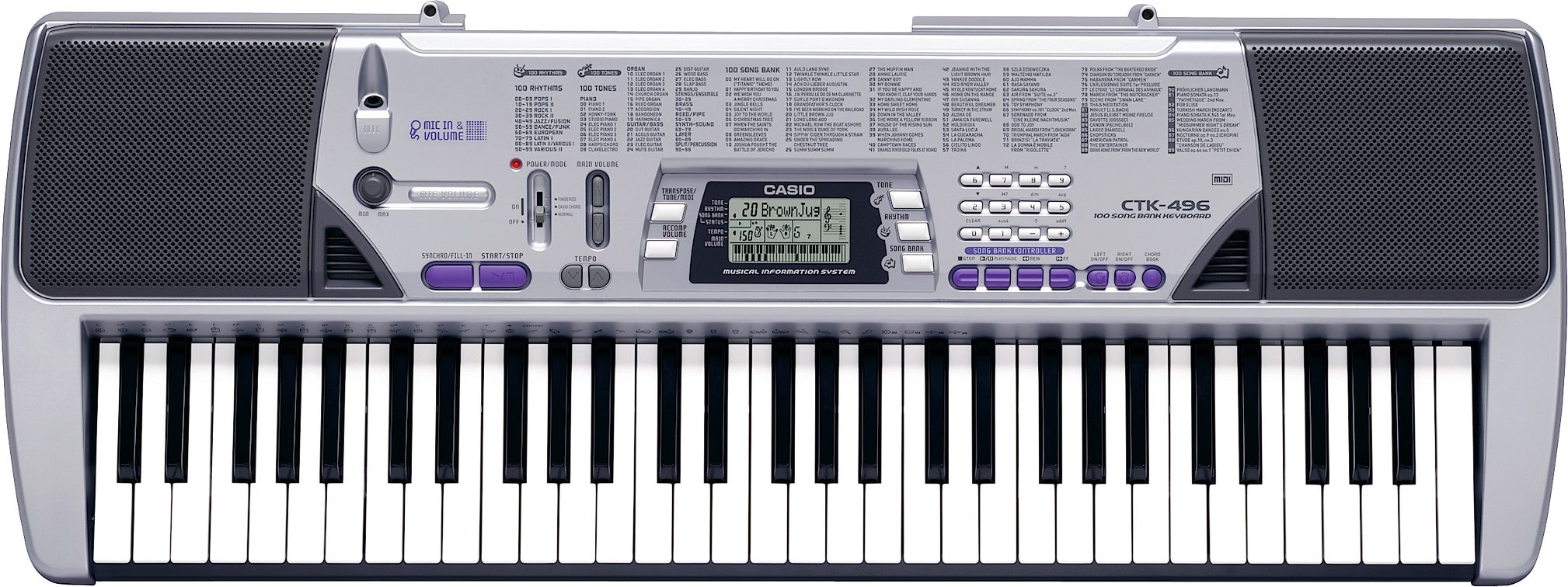 Casio CTK-496 Keyboard | zZounds