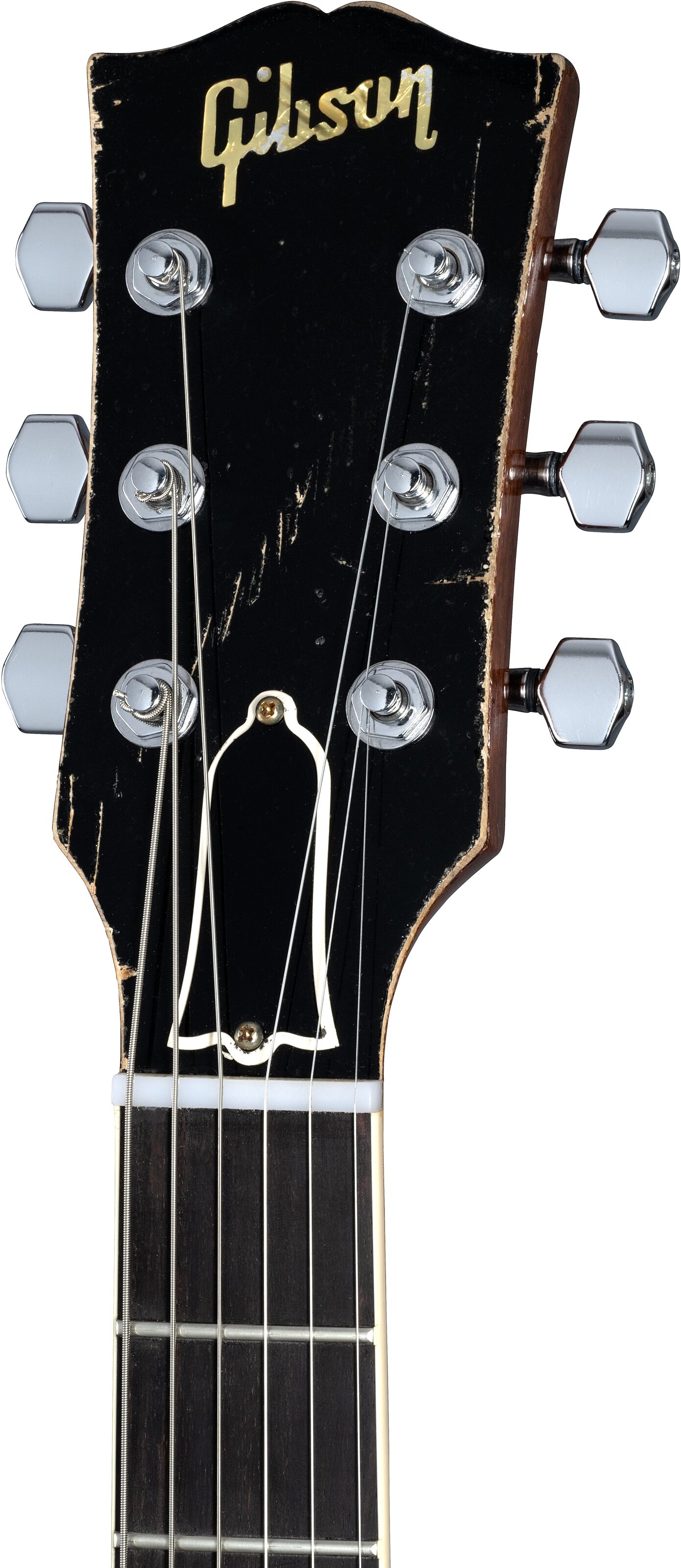 Gibson Custom Kirk Hammett "Greeny" 1959 Les Paul Standard Electric Guitar (with Case), Action Position Back