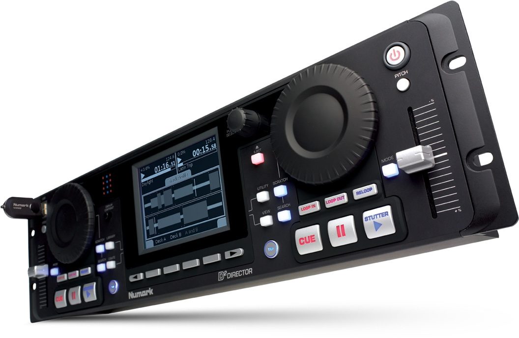 Numark D2 Director Mass Storage Player/Manager, Alternate View