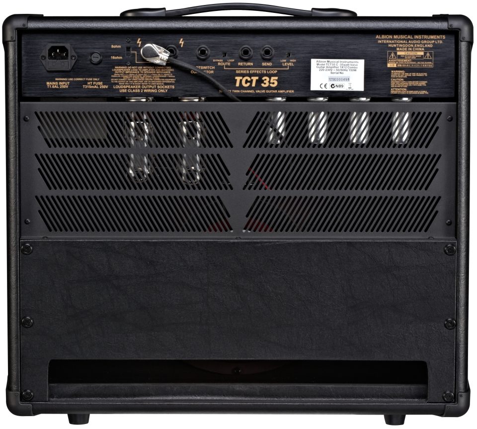 Albion TCT35C Guitar Combo Amplifier (35 Watts), Back