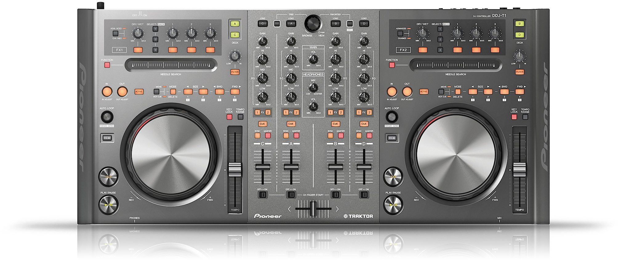 Pioneer DDJ-T1 DJ Controller for Traktor | zZounds