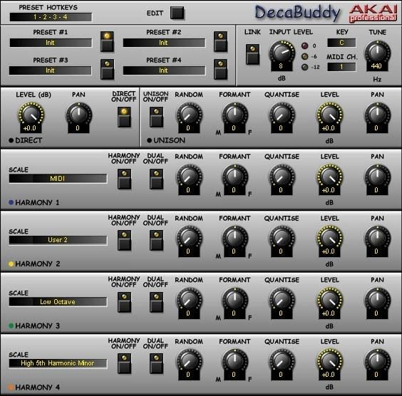 Akai DecaBuddy VST Plug-In Software, Main