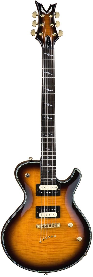 Dean Deceiver FM Electric Guitar, Transparent Braziliaburst