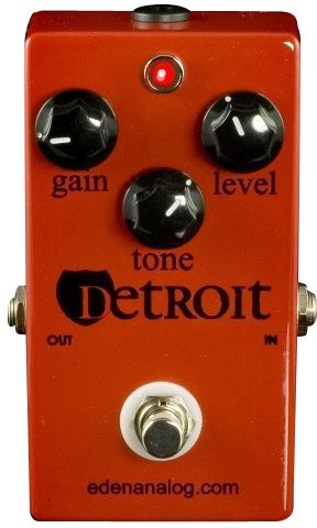 Eden Analog Detroit Distortion Pedal, Main