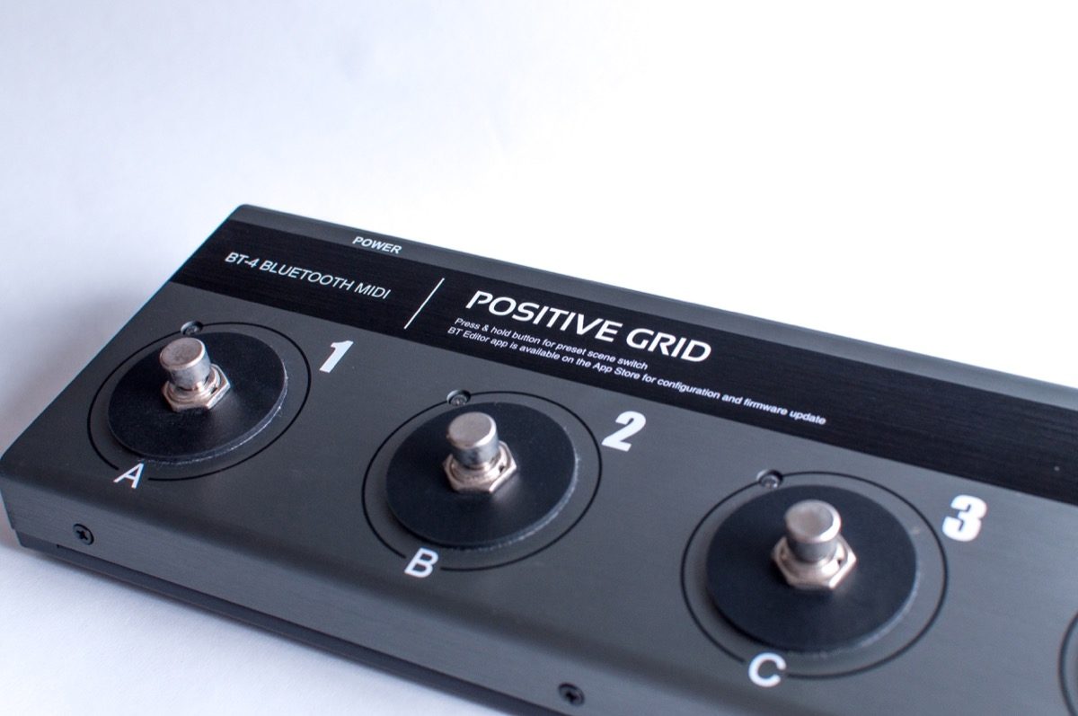 Positive Grid BT4 4-Button Bluetooth Footswitch | zZounds