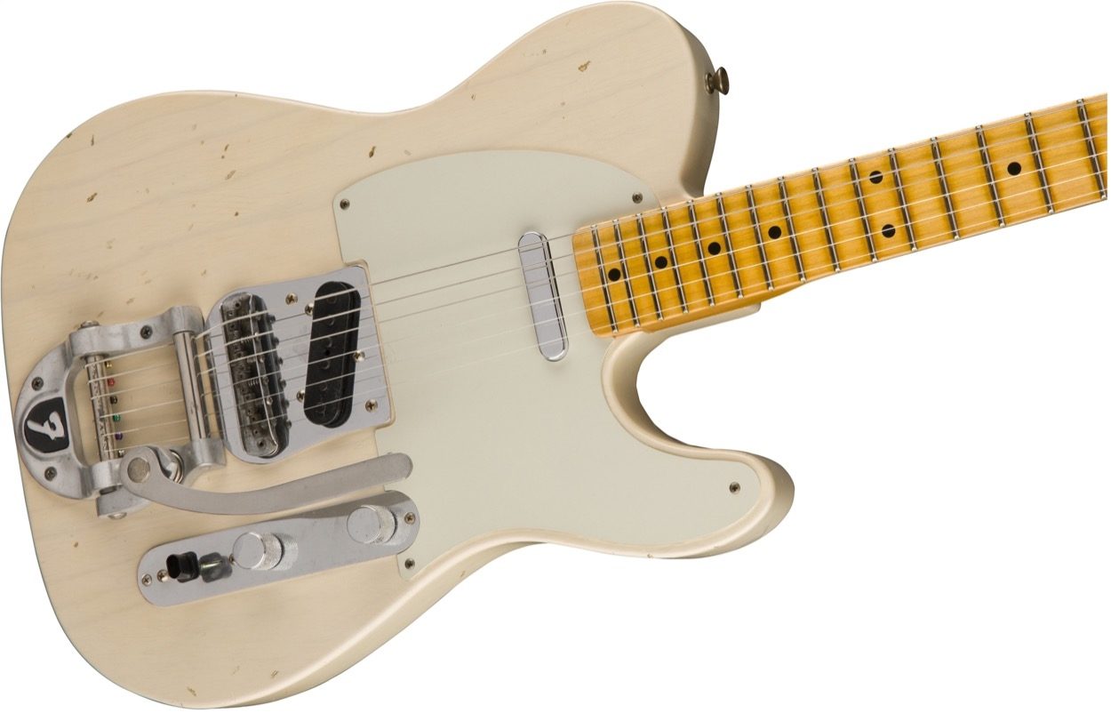 Fender Custom Shop Limited Edition Journeyman Relic Twisted Telecaster Electric Guitar with Bigsby Tremolo (with Case), ve