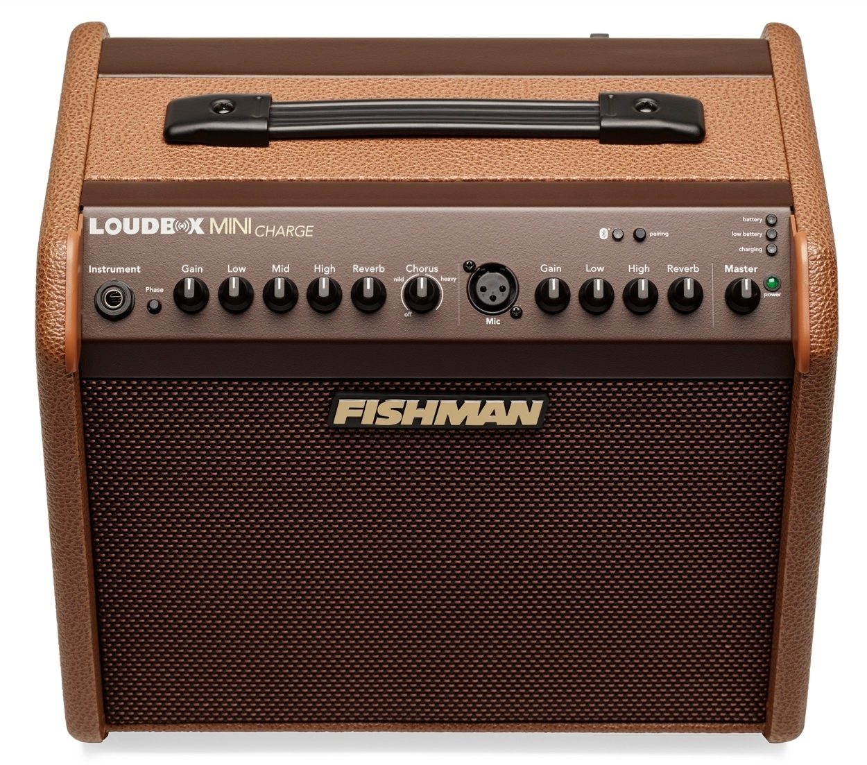 Fishman Loudbox Mini Charge Battery-Powered Acoustic Guitar Combo Amplifier  with Bluetooth (60 Watts)