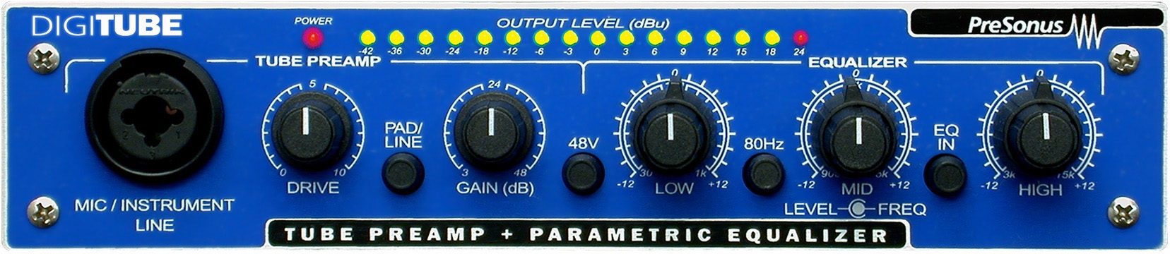 PreSonus Digitube Single Channel Tube Microphone Preamp, Main