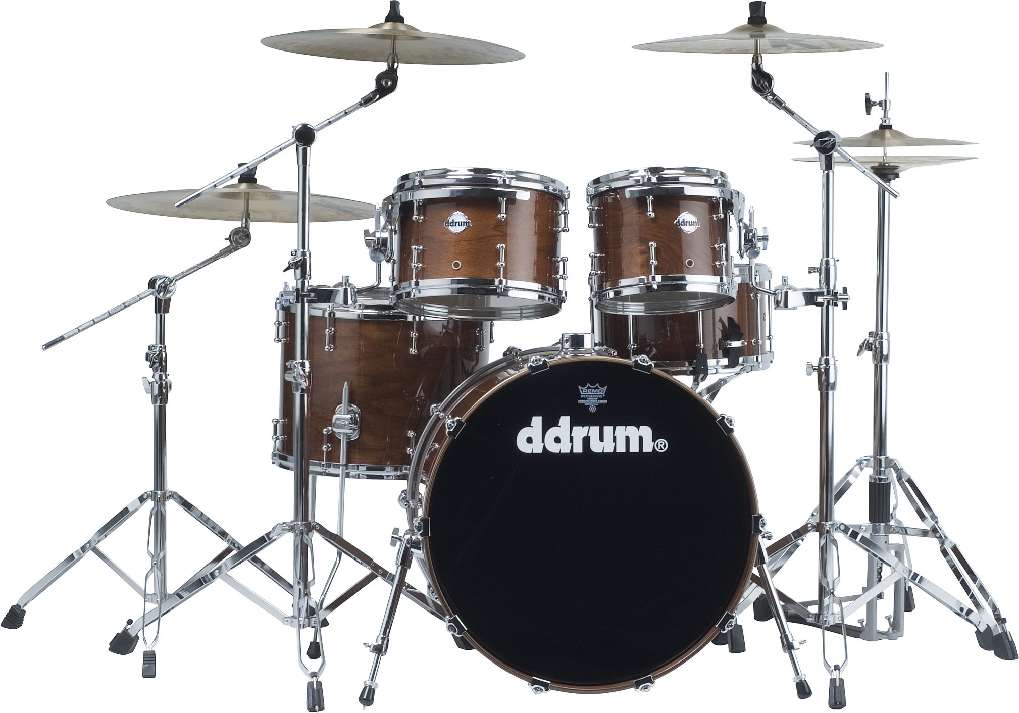 DDrum Dios Exotic Walnut 5-Piece Drum Kit, Main