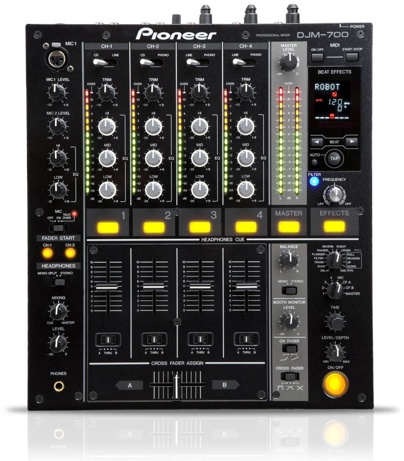 Pioneer DJM-700 DJ Mixer with Digital I/O | zZounds