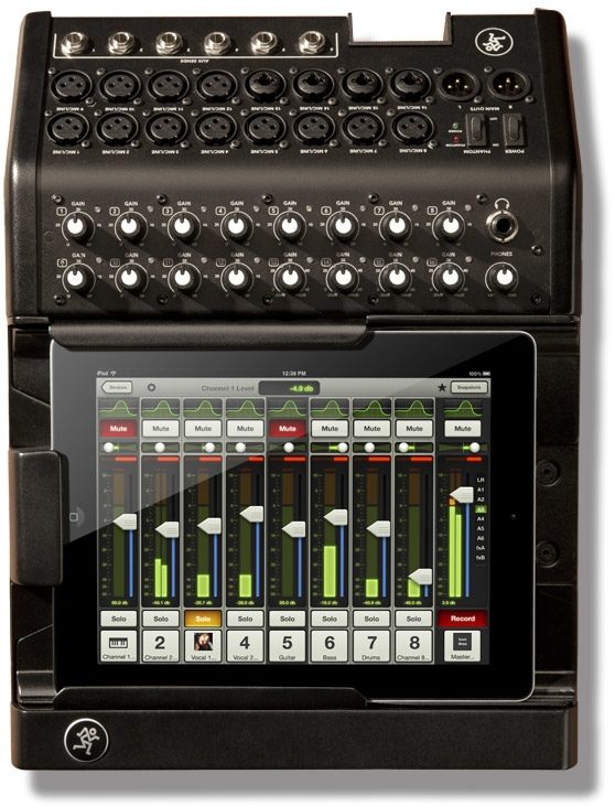 Mackie DL1608 Digital iPad Mixer, with 30-Pin Dock Connector