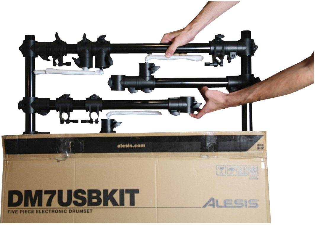 Alesis DM7 USB Kit Electronic Drum Set, Unboxing