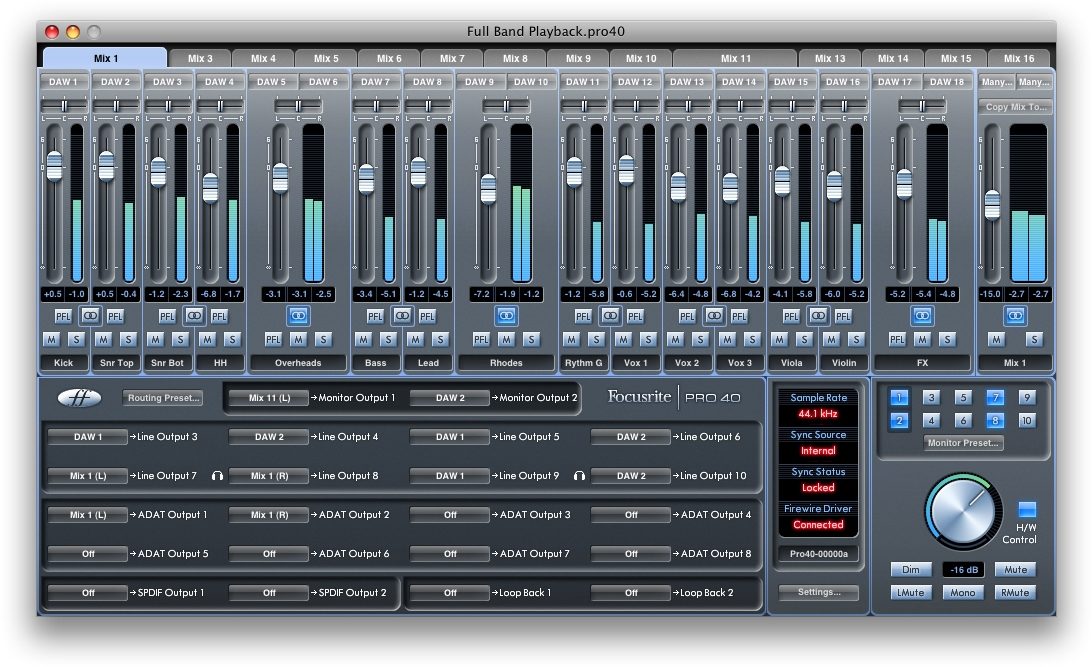 Focusrite Saffire Pro 40 Audio Interface | zZounds